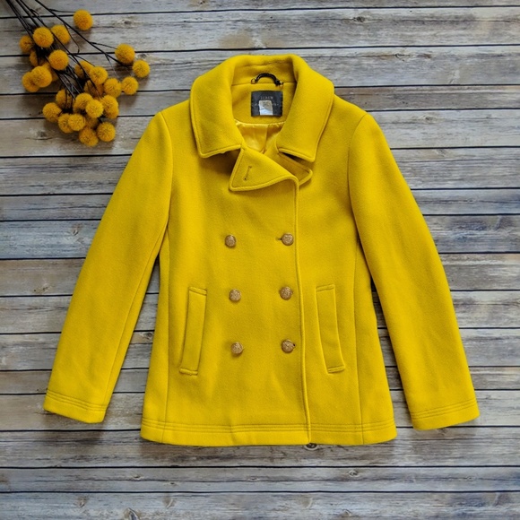 J. Crew Jackets & Blazers - J. Crew Stadium Cloth Majesty Wool Pea Coat